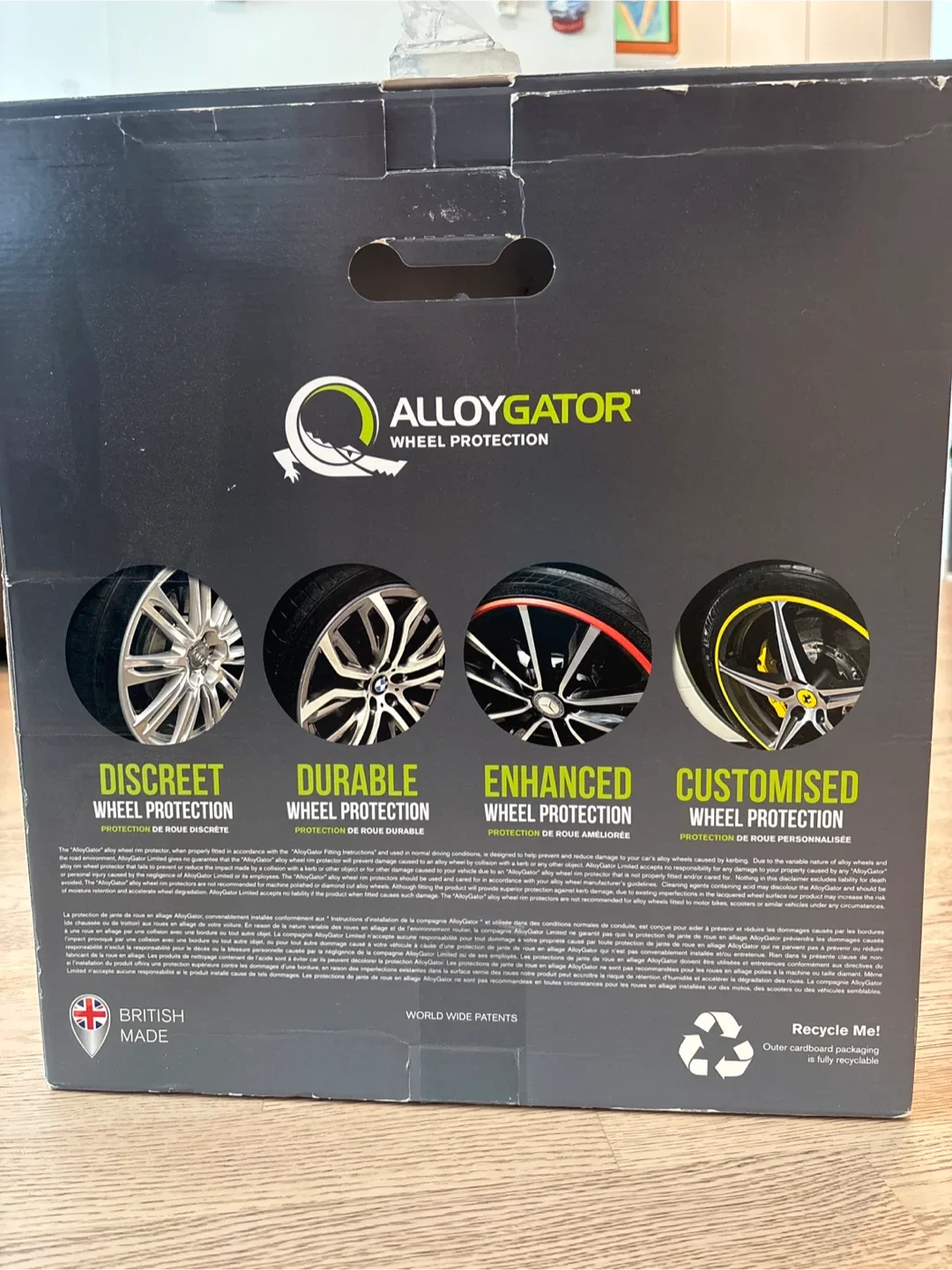 AlloyGator Wheel Protection only 3 pieces - Yellow image indicator(3)