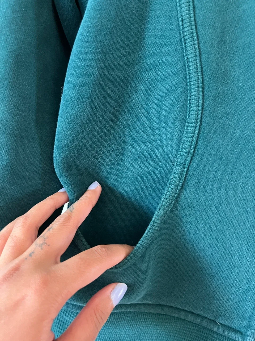Lululemon Scuba Hoodie, Teal Green image indicator(2)