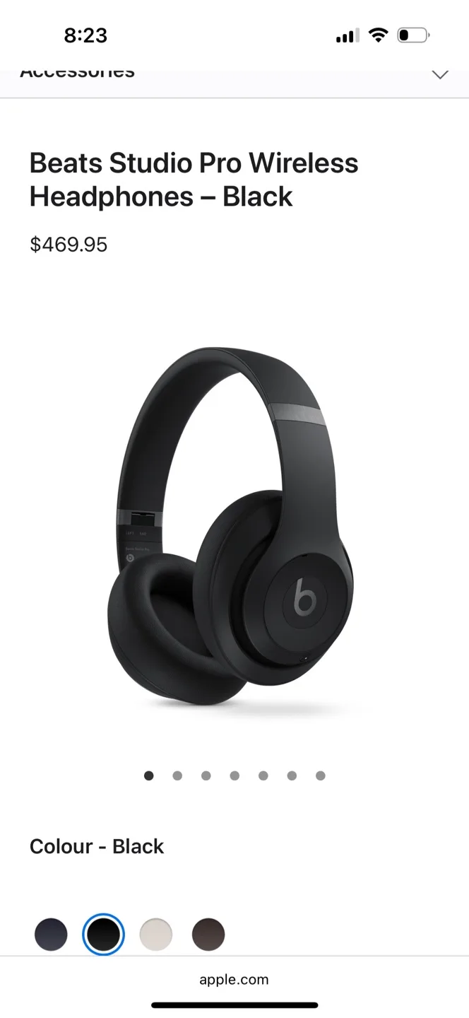Beats Studio 3 Wireless Headphones - Black