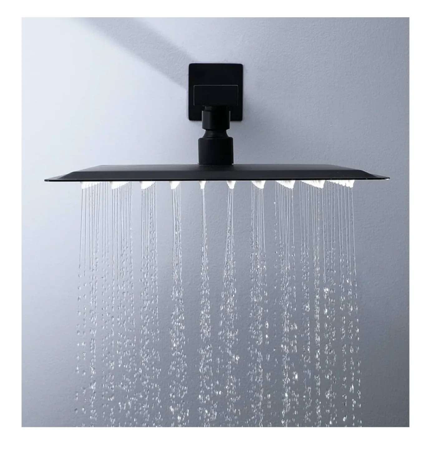 🥕 Black Square Rainfall Shower Head image indicator(2)