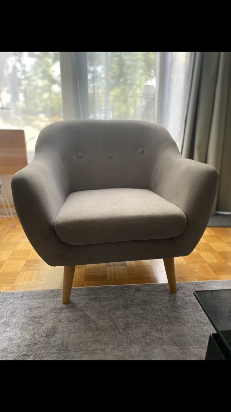Accent Chair with Ottoman - photo 4