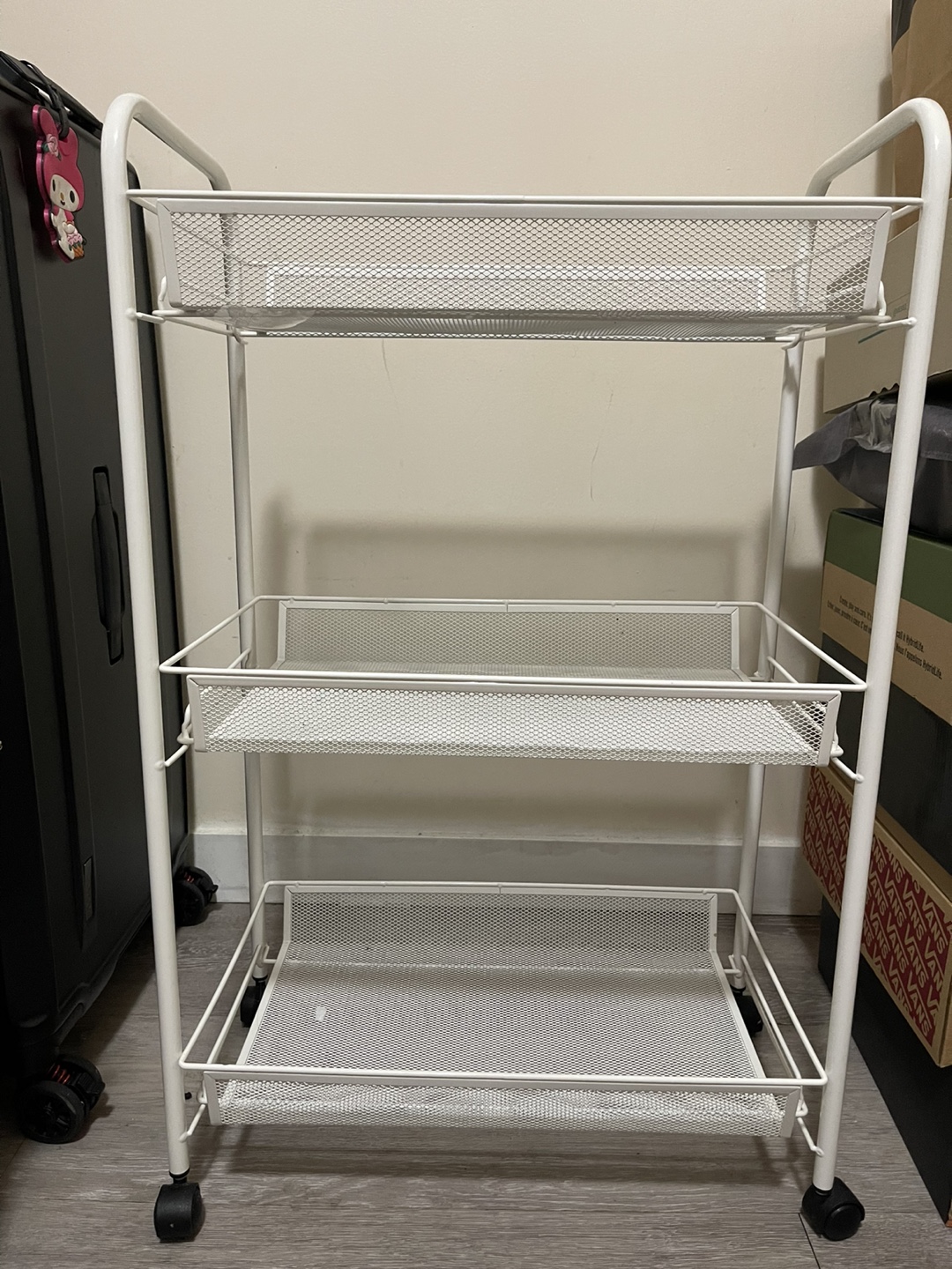 Ikea Raskog White Utility Cart