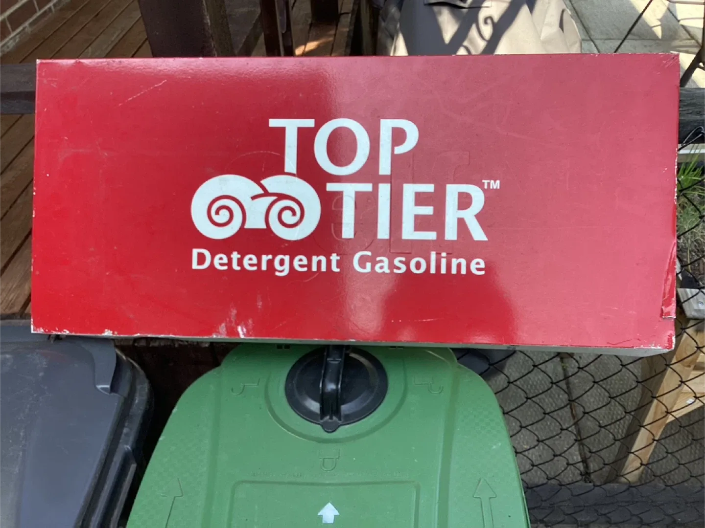 Vintage TOP TIER Detergent Gasoline” Tin Sign ! thumbnail