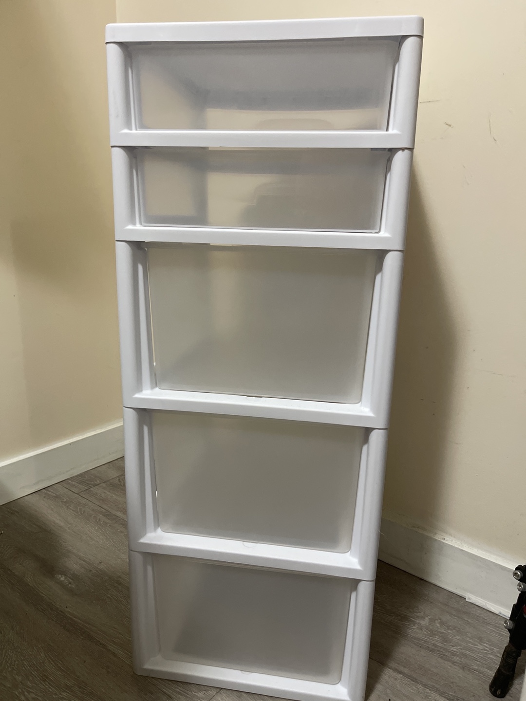 Sterilite 5-Drawer White Storage Tower - photo 3