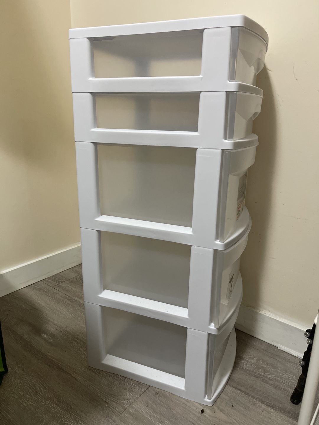 Sterilite 5-Drawer White Storage Tower - photo 2