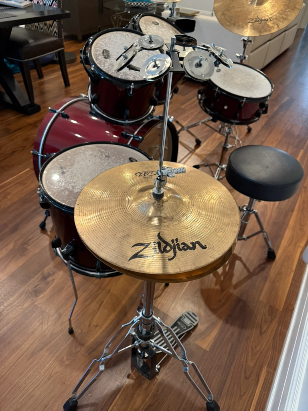 Sound Percussion Labs Drum Set w/ Zildjian Cymbals - photo 3