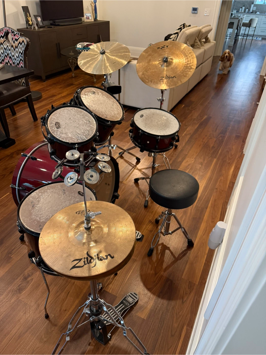 Sound Percussion Labs Drum Set w/ Zildjian Cymbals - photo 2