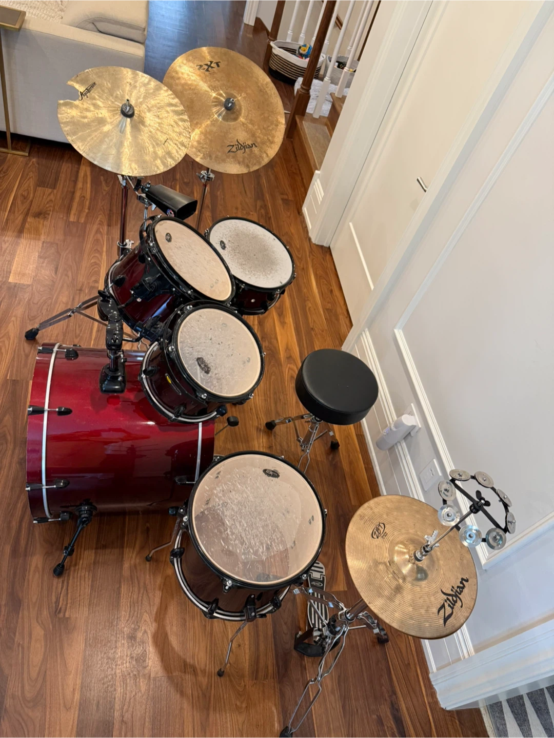 Sound Percussion Labs Drum Set w/ Zildjian Cymbals