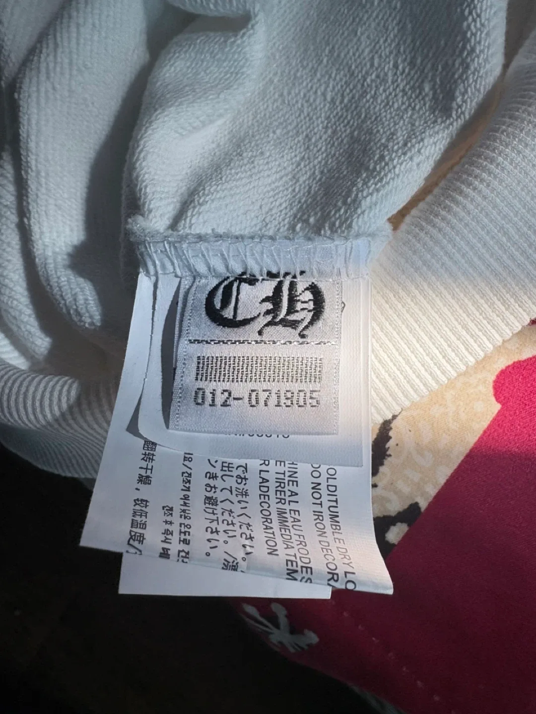 Crome hearts hoodie size small image indicator(3)