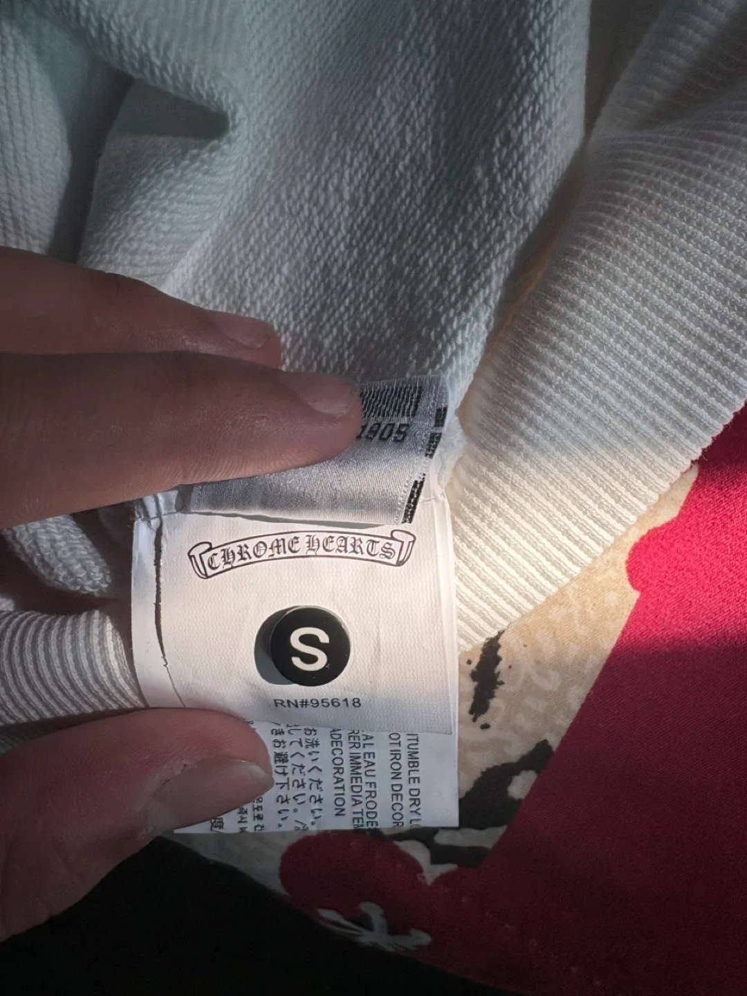 Crome hearts hoodie size small image indicator(4)