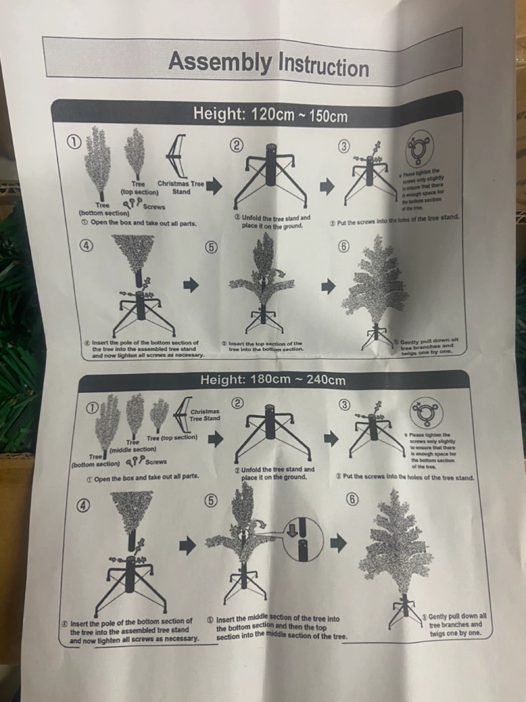 7ft Artificial Christmas Tree - photo 5