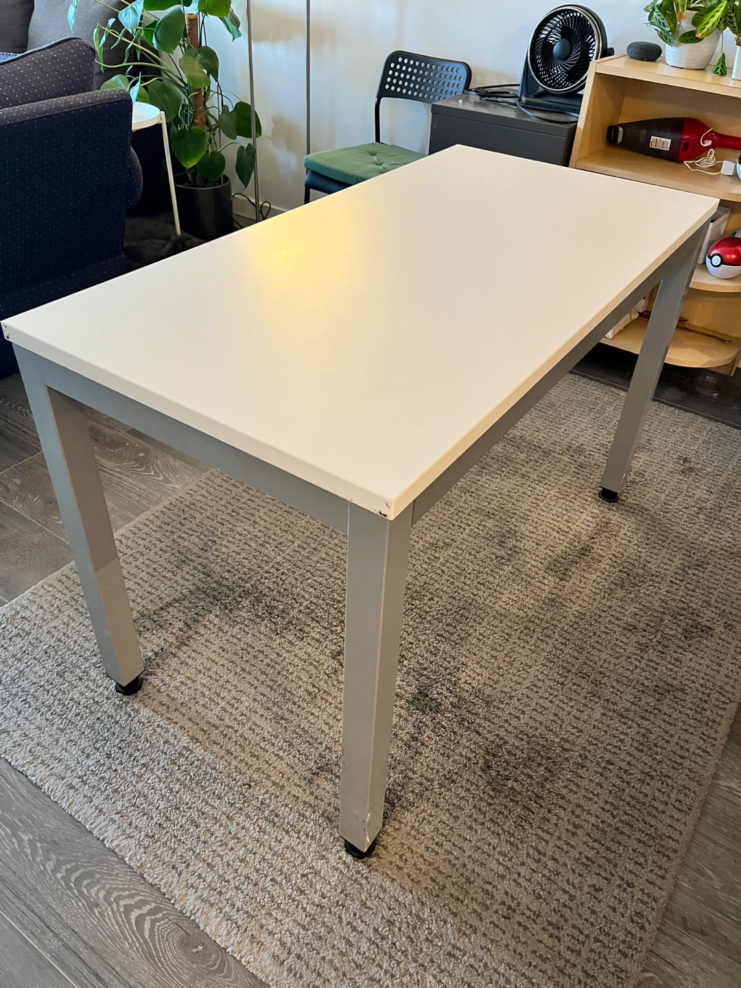White Rectangular Table - 60 x 120 cm