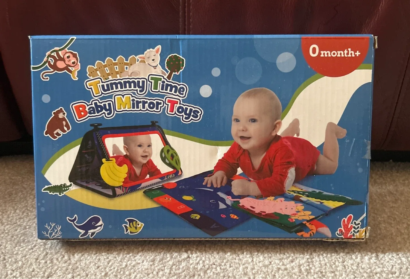 Tummy Time Baby Mirror Toys (0 month+) thumbnail