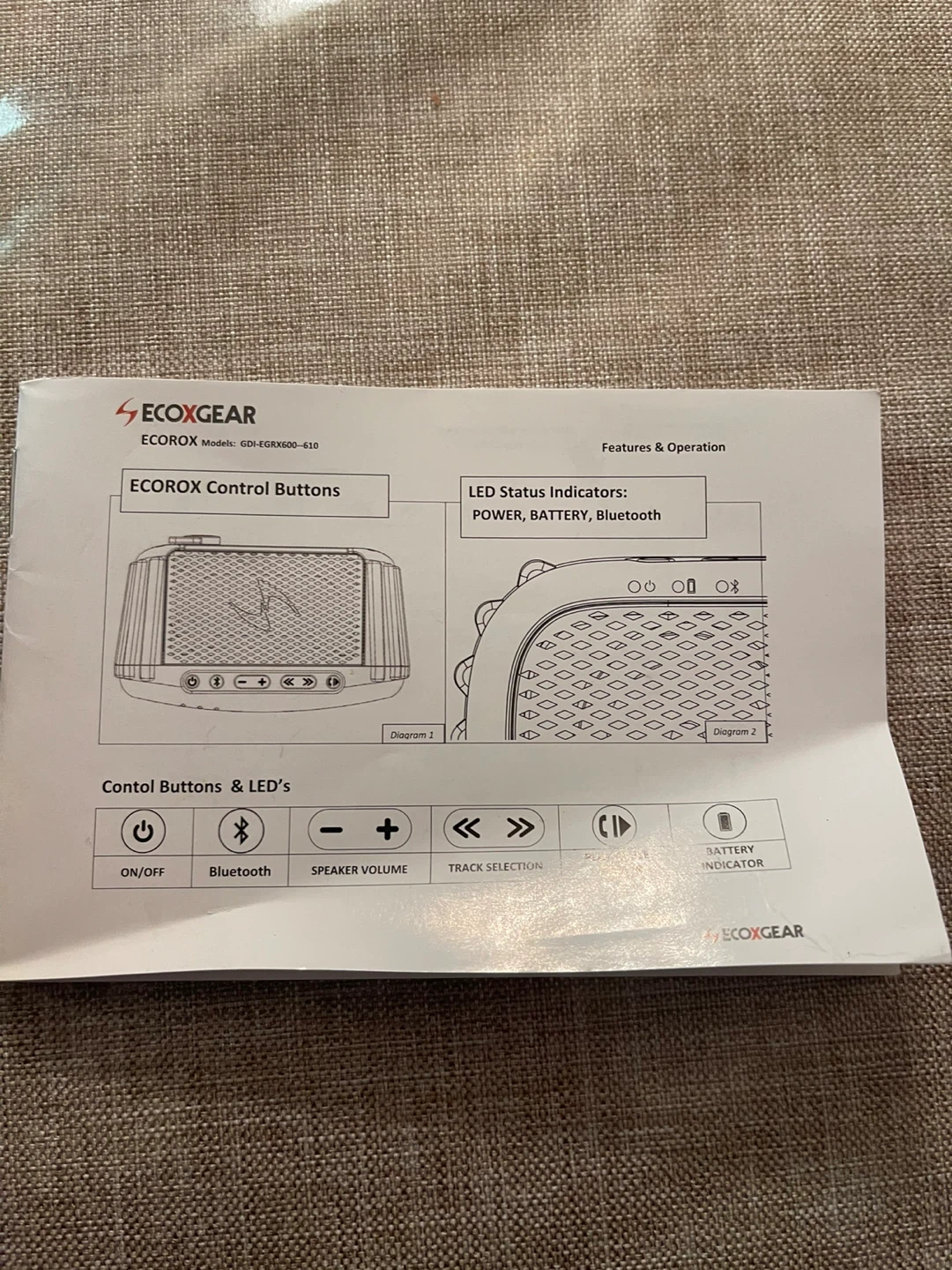 ECOXGEAR EcoRox GDI-EGRK600-610 Bluetooth Speaker - photo 4