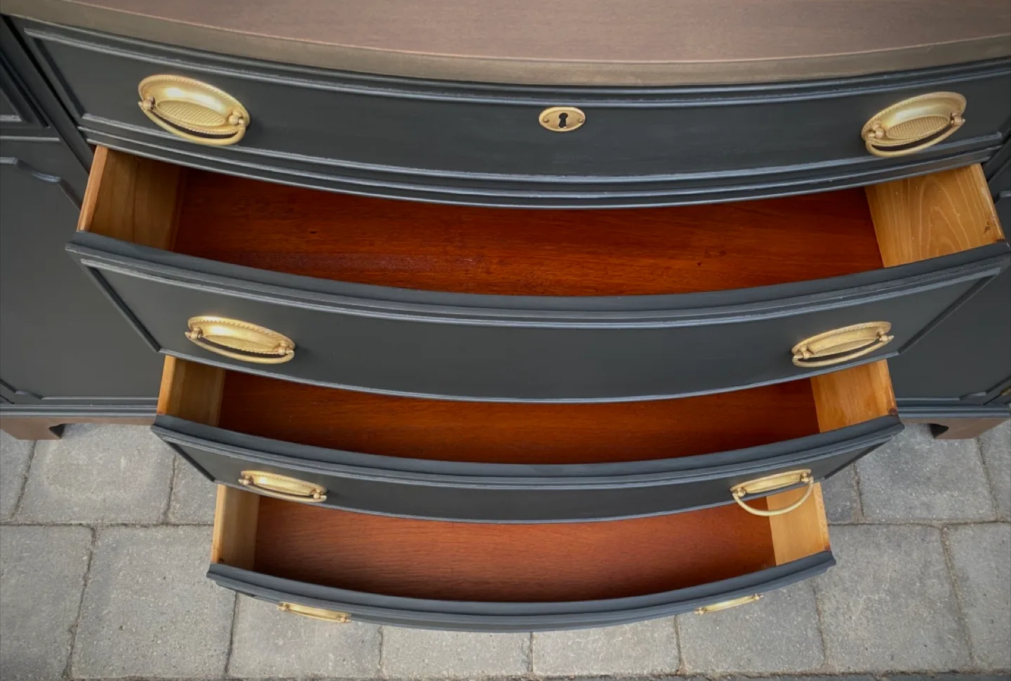 ✨ Solid Mahogany Vintage Sideboard – Professionally Refinished ✨ image indicator(6)