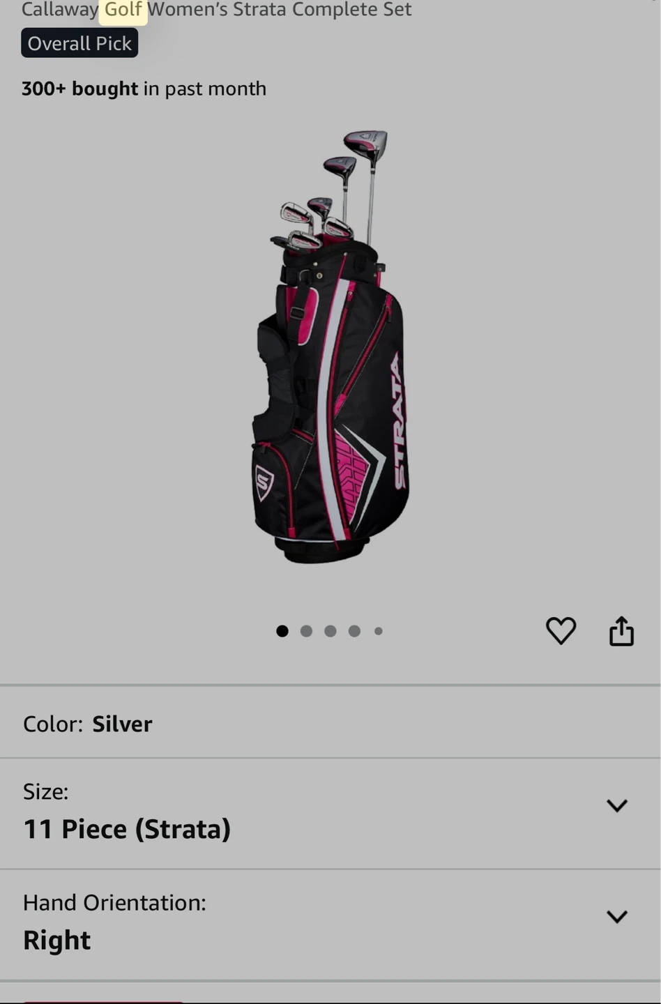 Callaway Strata Women's Golf Set - 11 Piece - photo 2