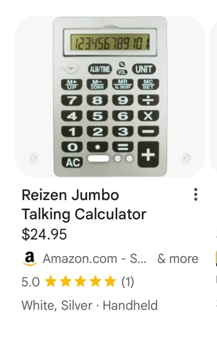 Reizen Audio/Talking Calculator image indicator(2)