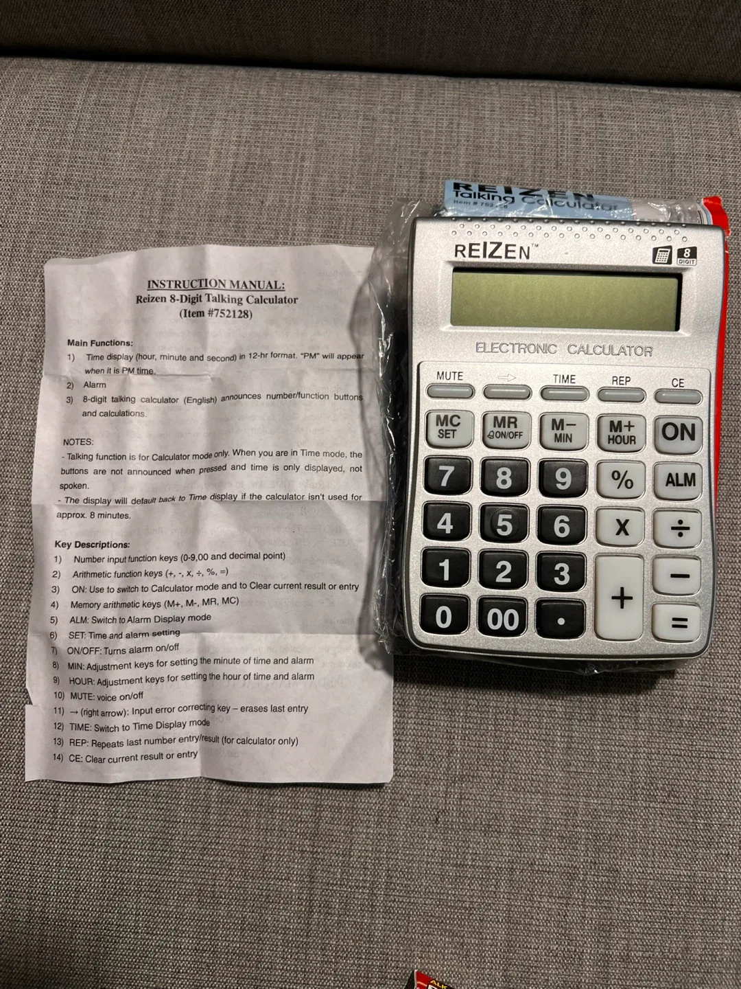 Reizen Audio/Talking Calculator image indicator(4)