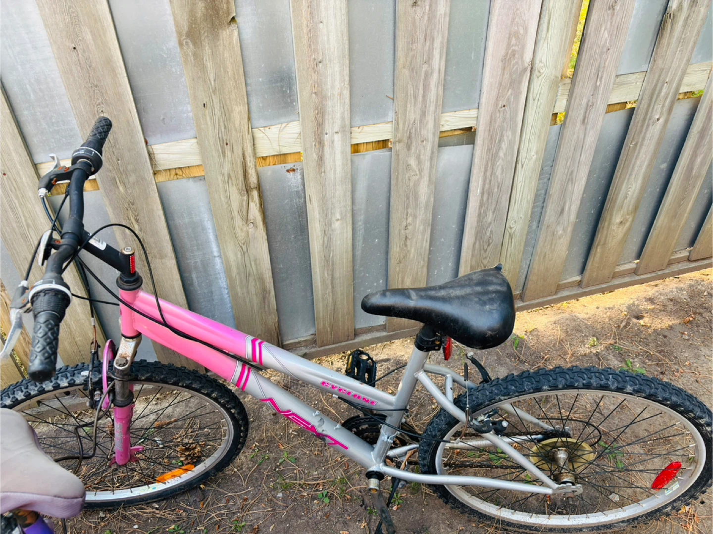 Cyclone Mountain Bike - Pink & Silver