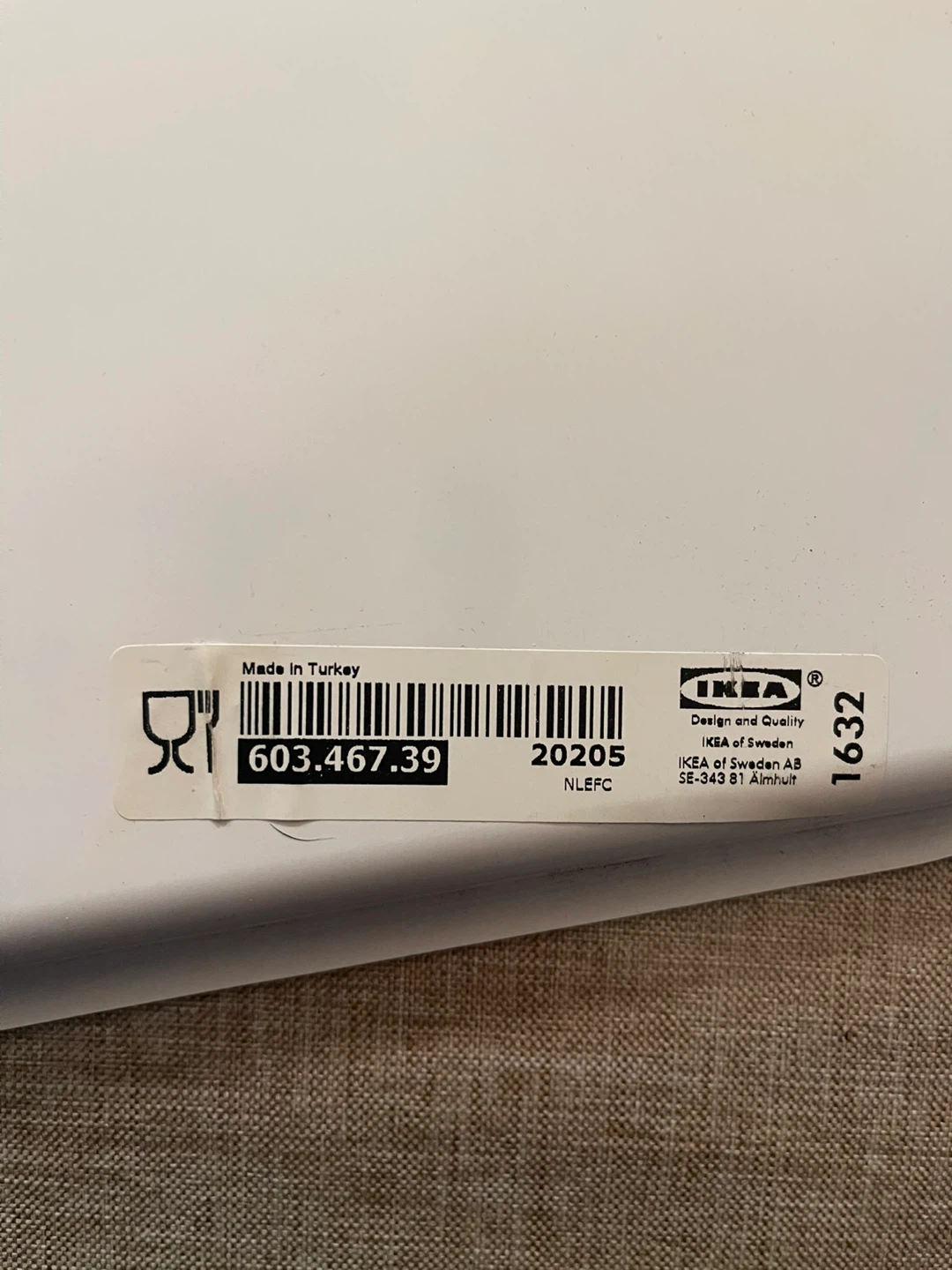 IKEA Tray - Blue Palm Tree Design - photo 2