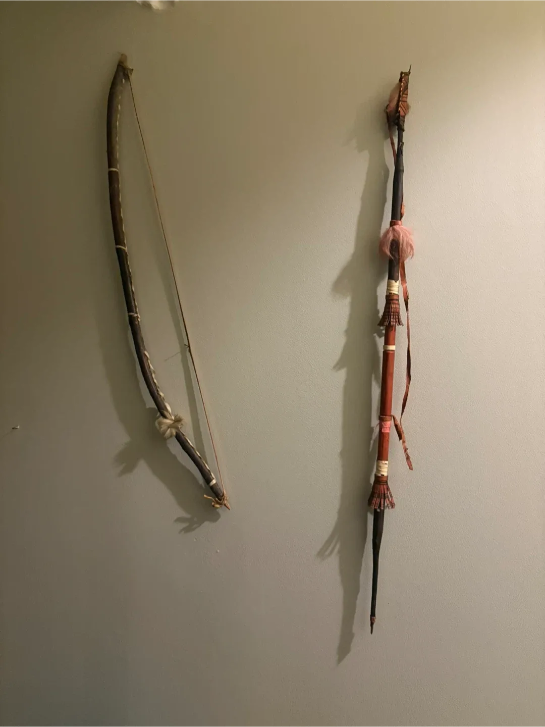 Antique African  Bow ,quiver Arrows  & spear thumbnail