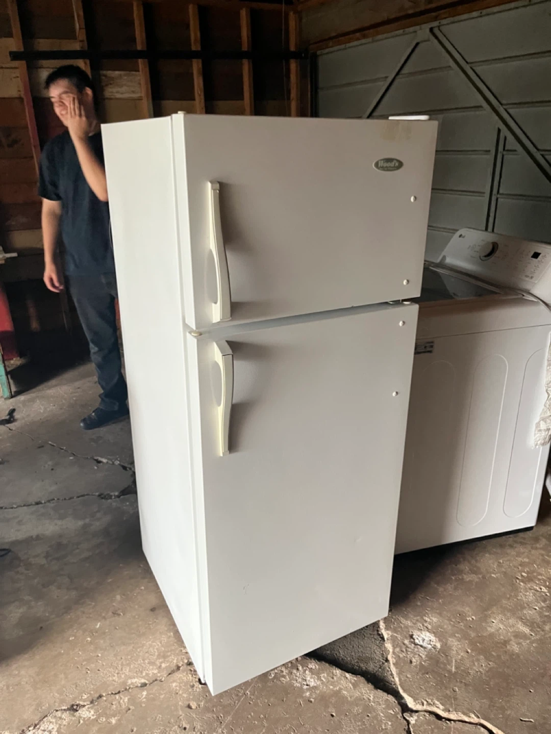 Woods White Fridge
