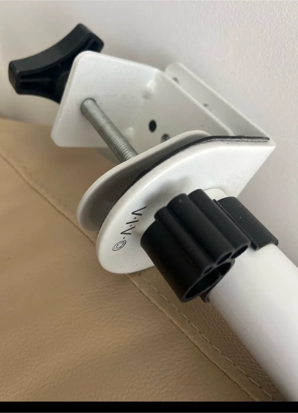 VIVO White Monitor Desk Mount image indicator(3)