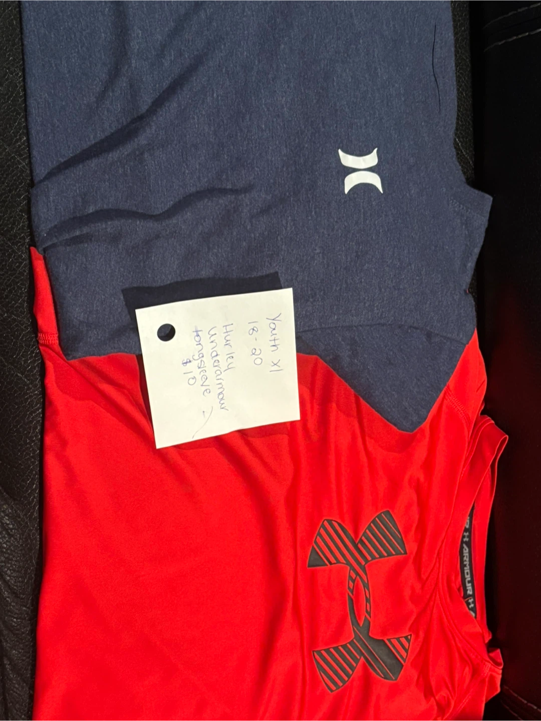 Hurley & Under Armour Youth XL Long Sleeve Shirts