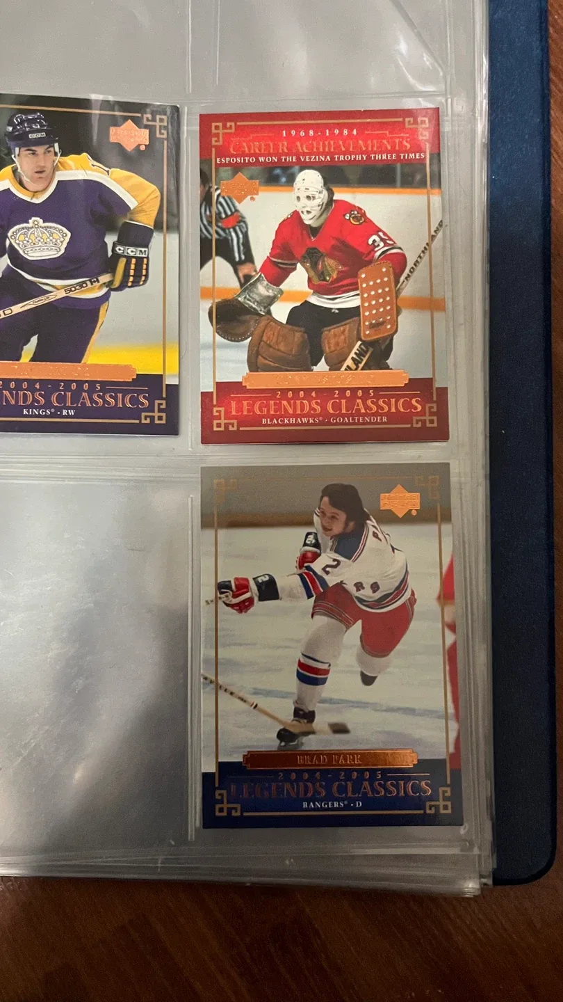 Hockey Trading Cards - Legends Classics & More thumbnail