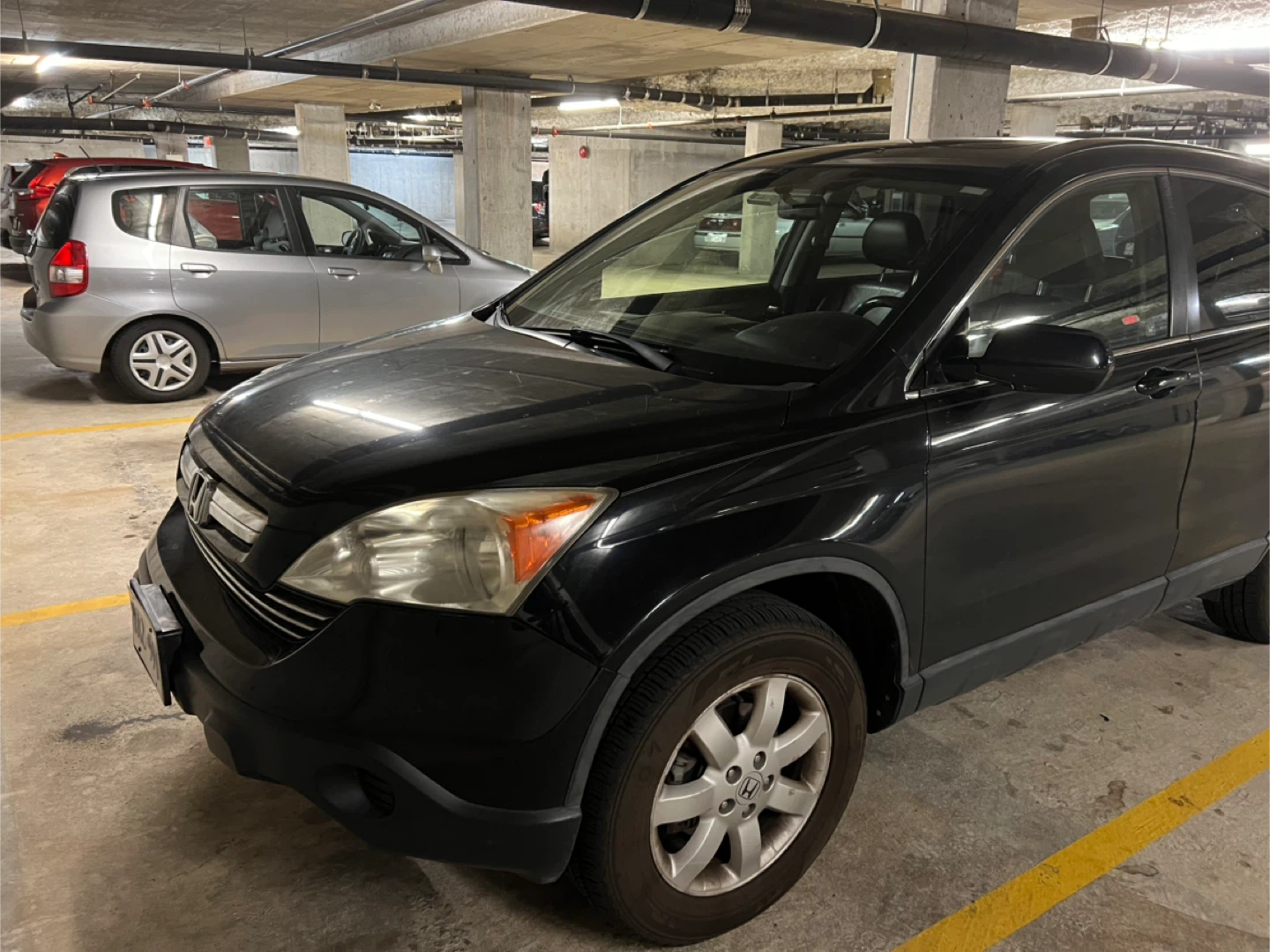 2008 Black Honda CR-V EX-L