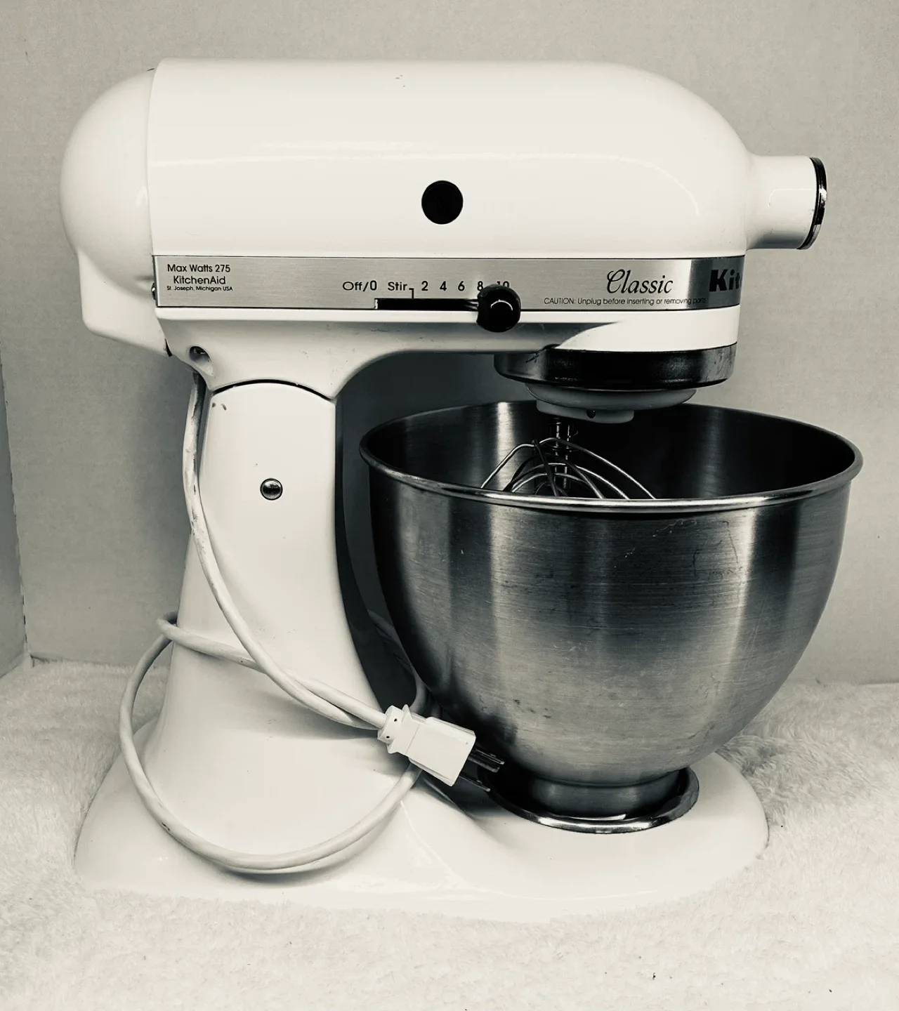 KitchenAid Classic Series Standup Tilt Mixer White thumbnail