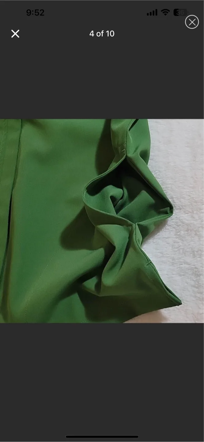 Reina Green Scrub set- Size S -fits as medium image indicator(4)