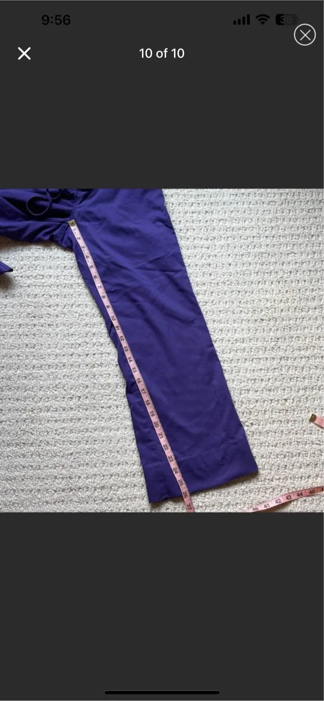 Grey's Anatomy Scrub set - Purple, Size XXS image indicator(10)