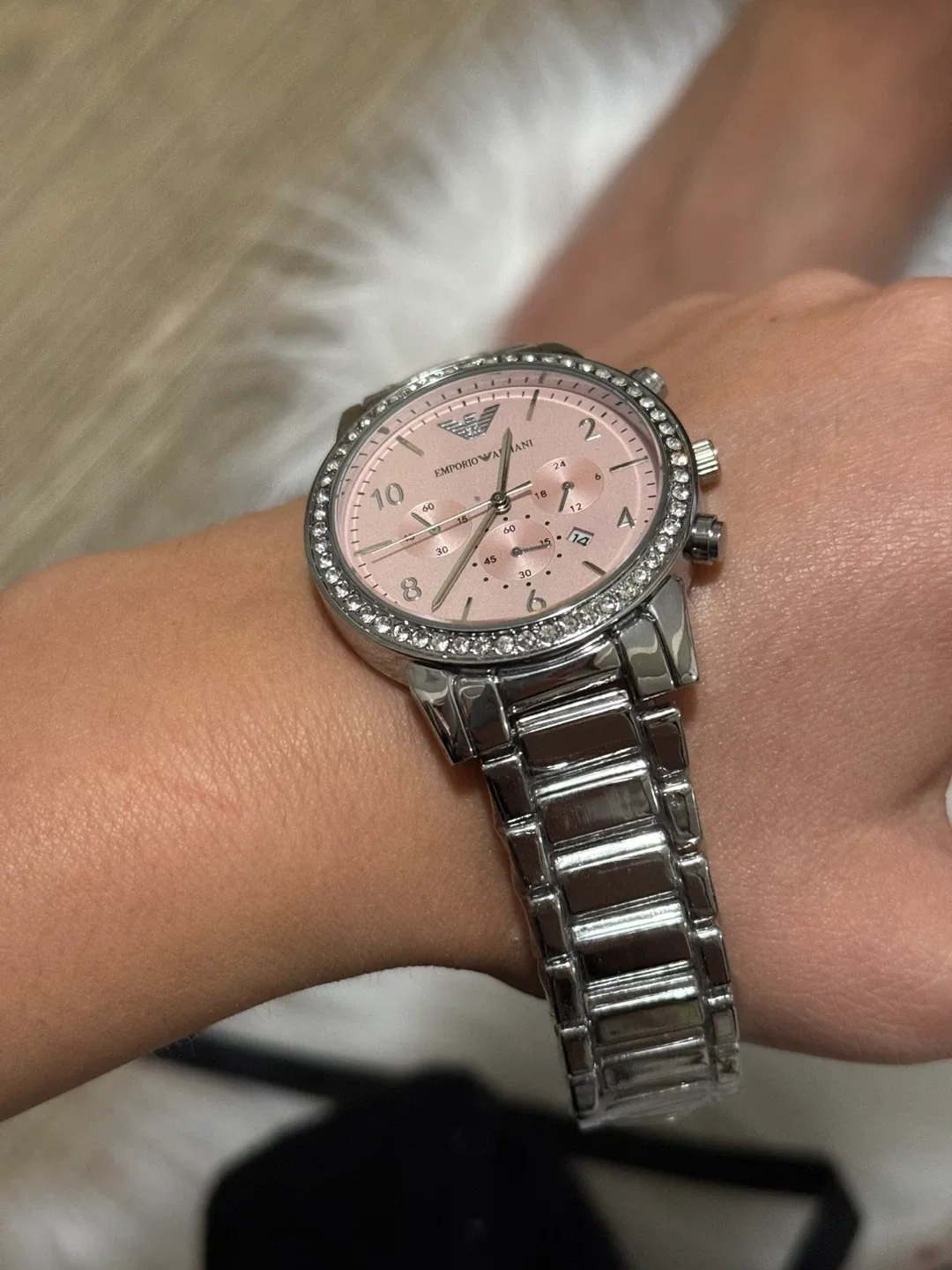 Emporio Armani Ladies' Watch - Pink Face image indicator(2)