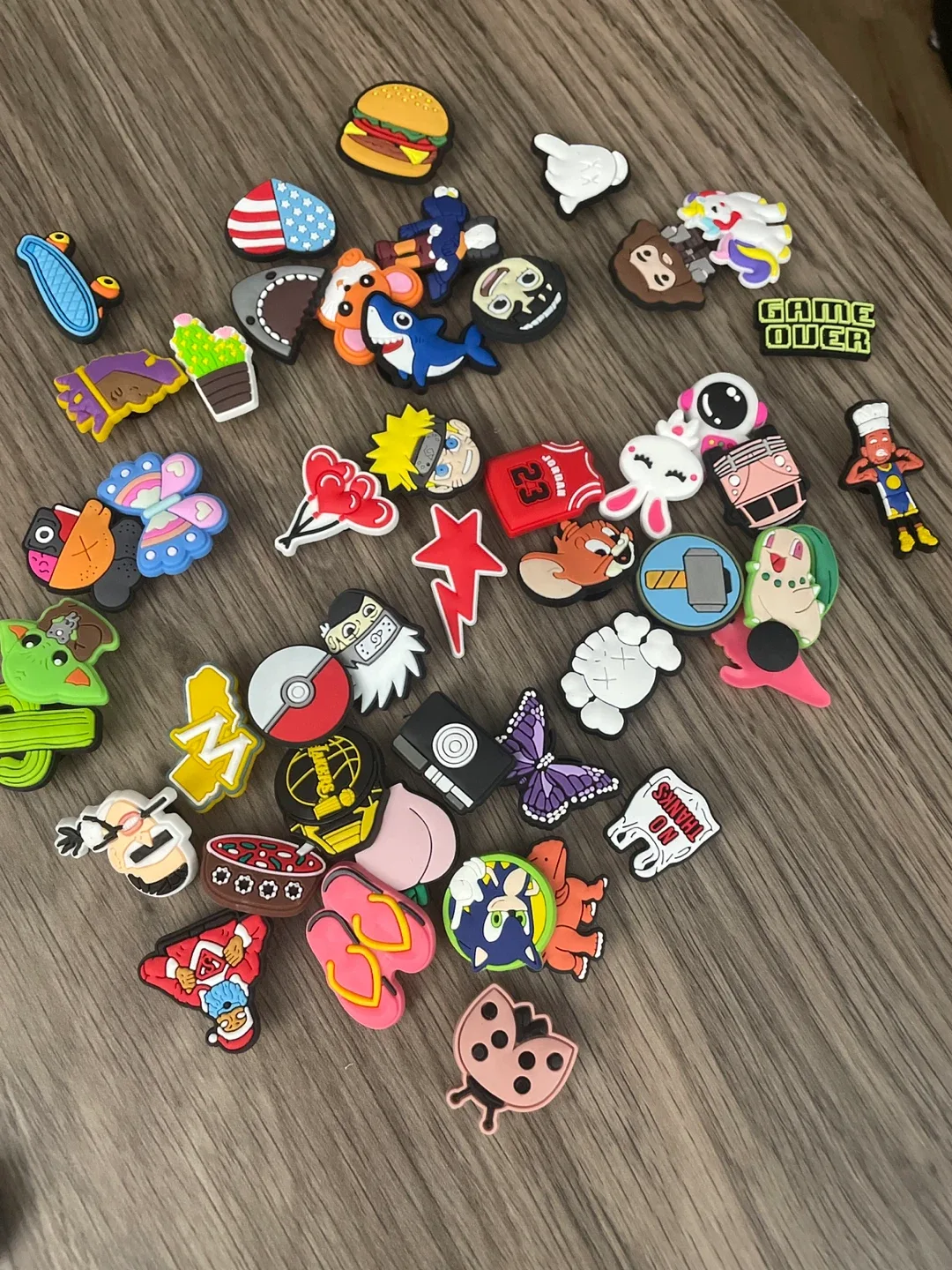 12pc for $10 Jibbitz shoe charms image indicator(3)