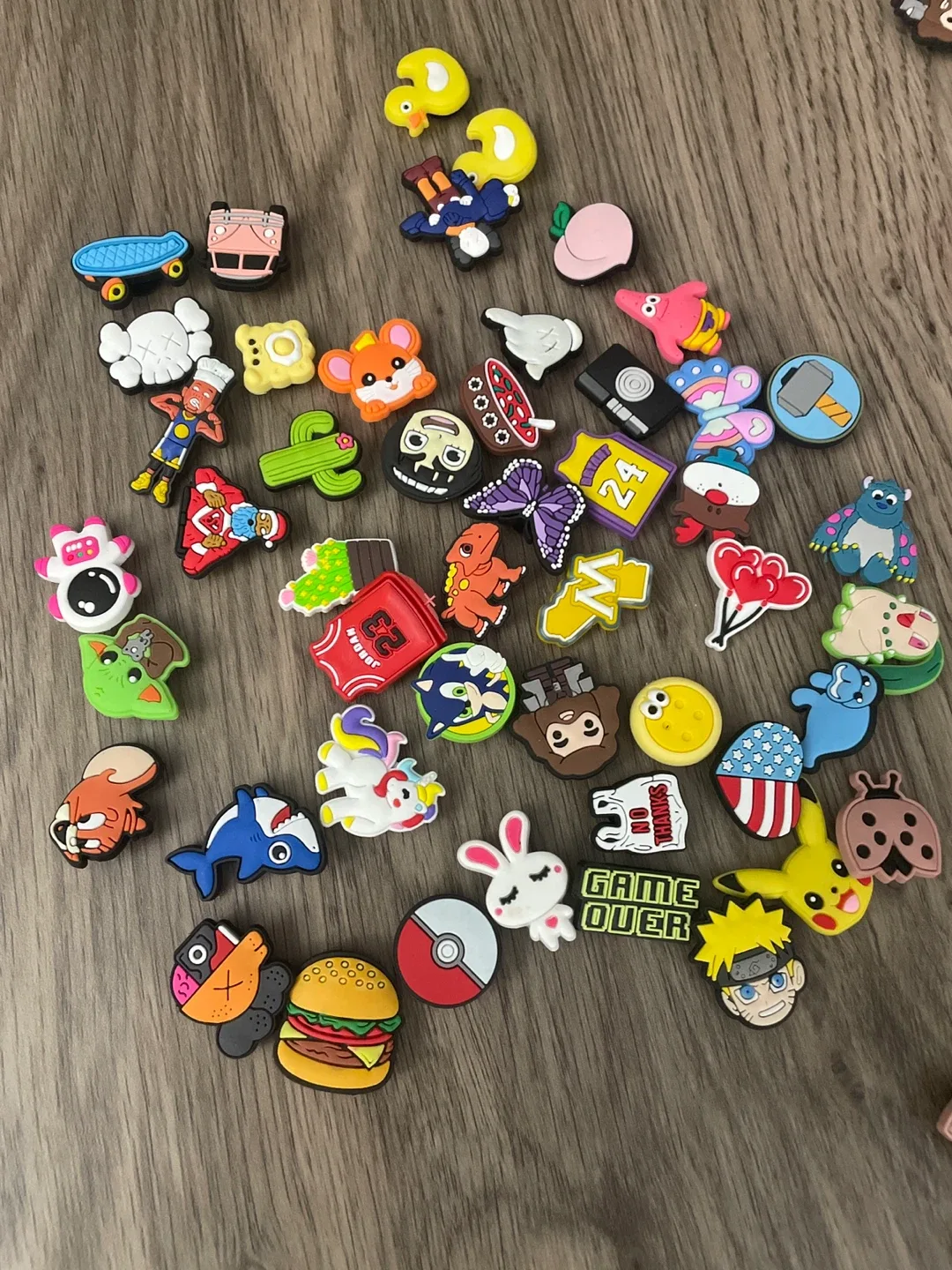 12pc for $10 Jibbitz shoe charms image indicator(2)