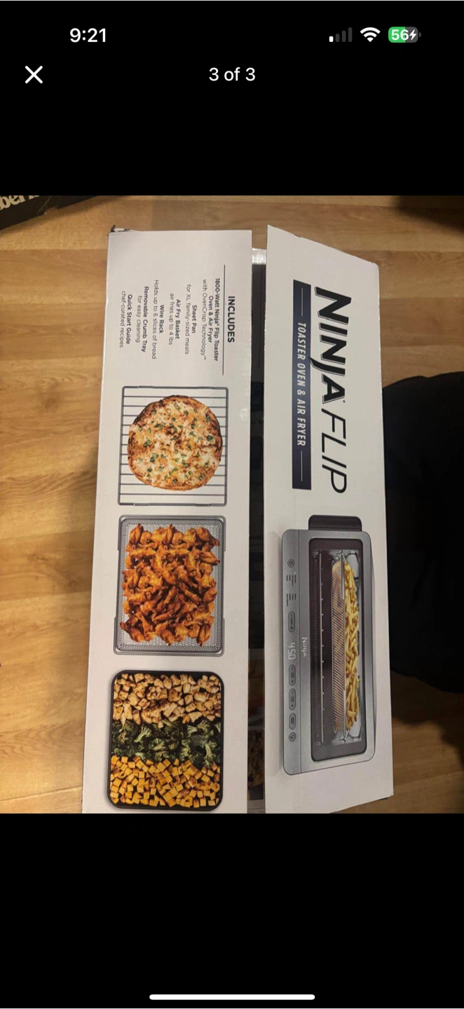 Ninja Flip Toaster Oven & Air Fryer - New! - photo 3