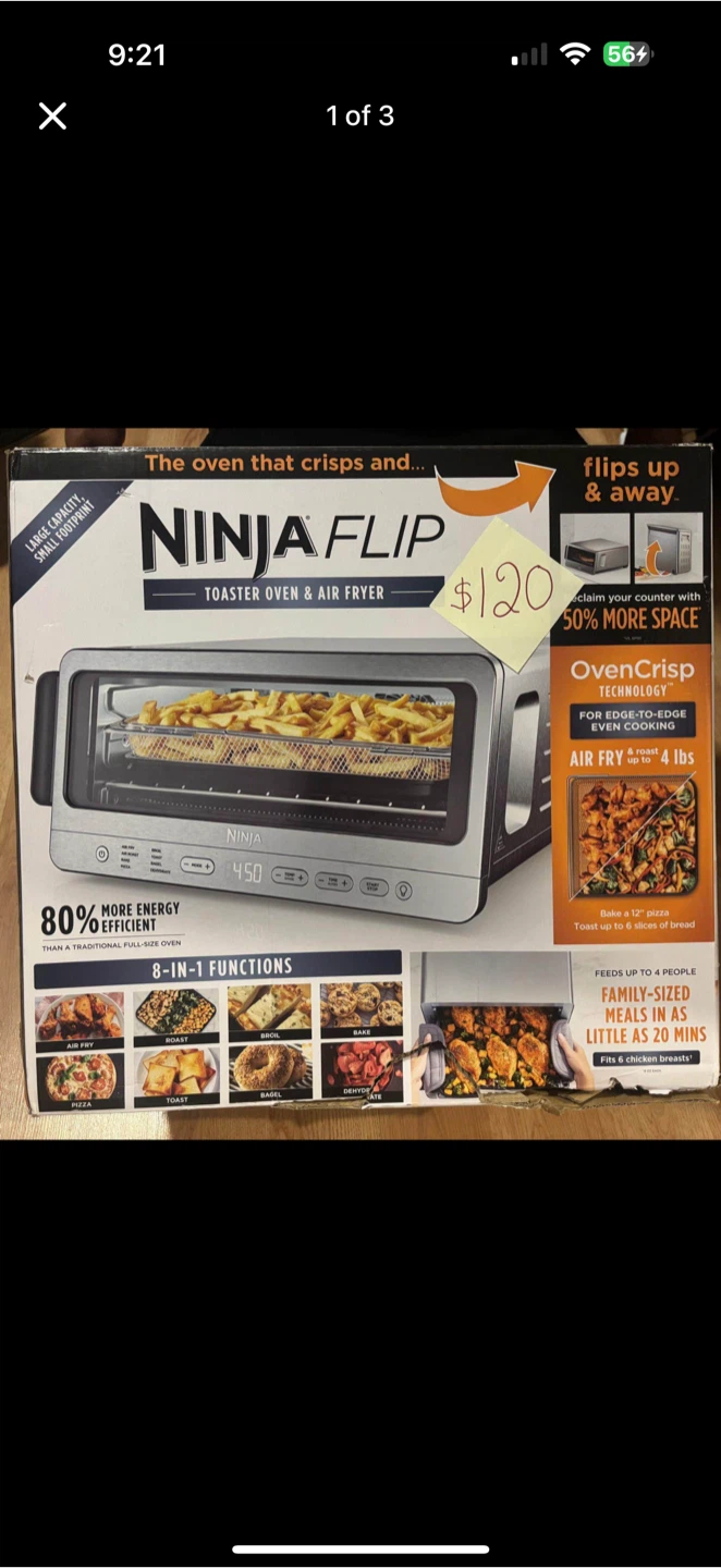 Ninja Flip Toaster Oven & Air Fryer - New!