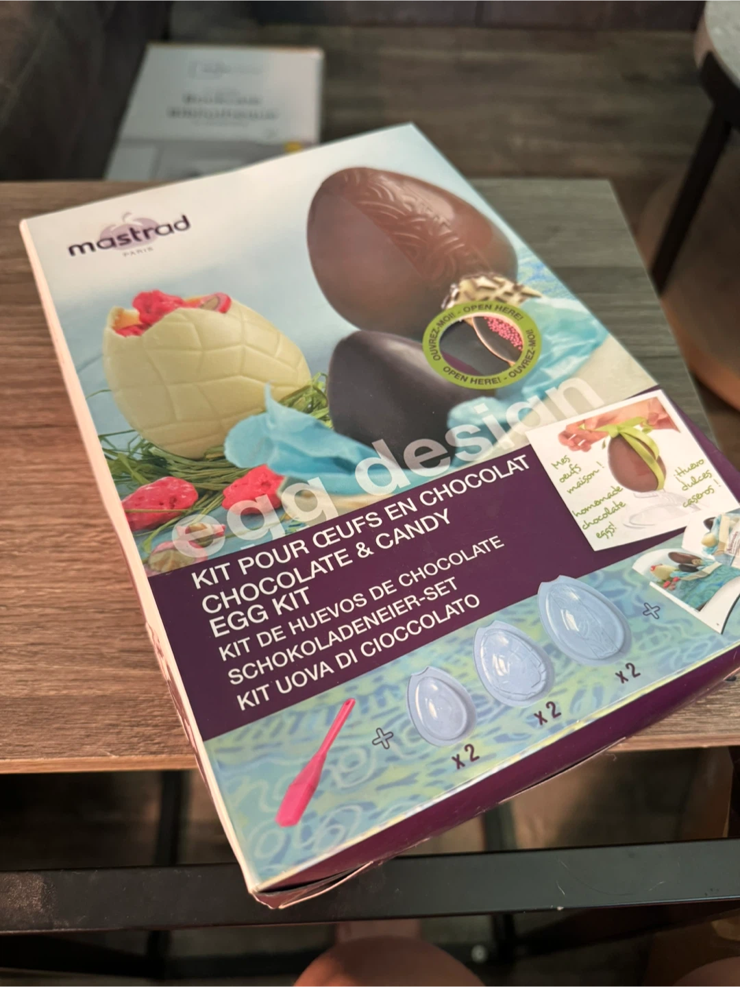 Wilton Candy Mold & Mastrad Chocolate Egg Kit