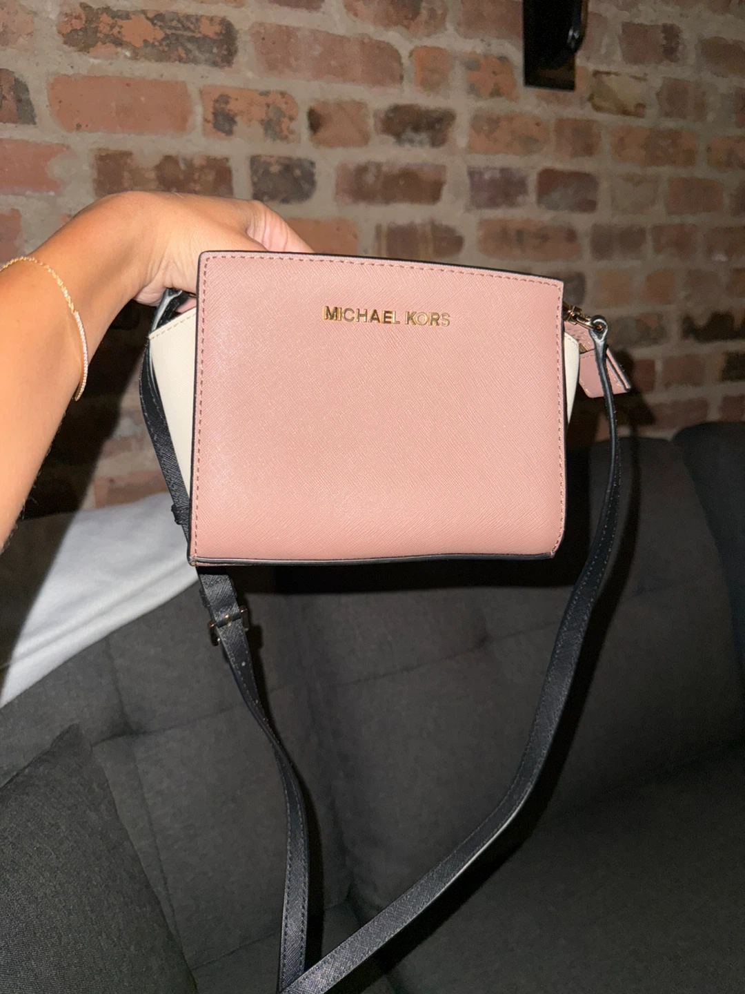 Michael Kors Crossbody Bag - Pink & White - photo 2