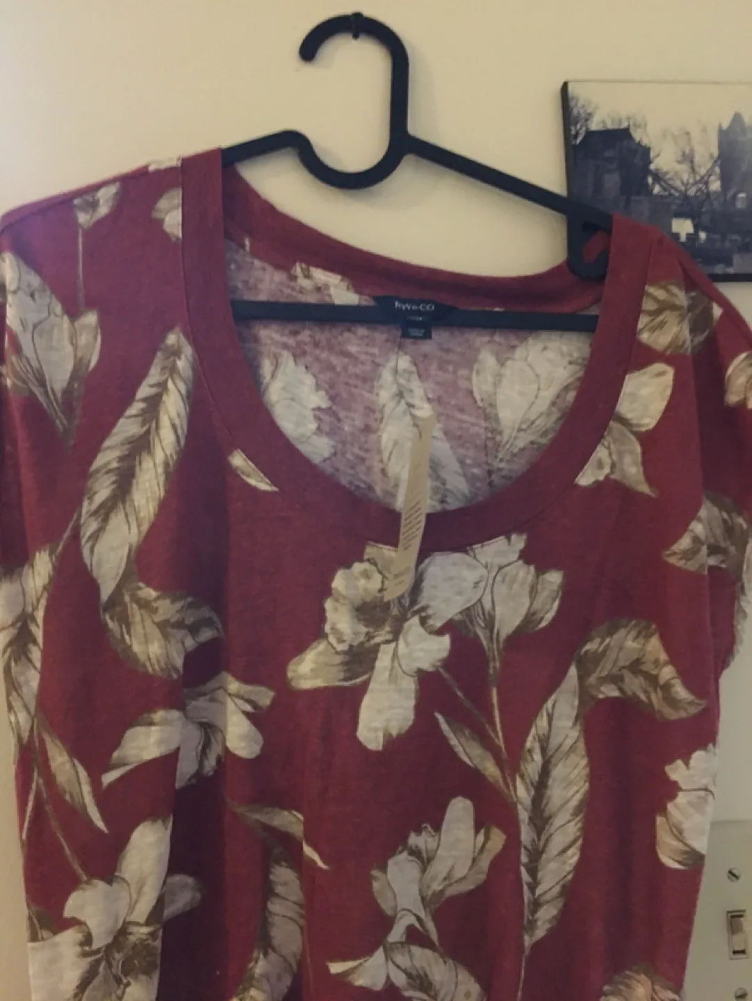 RW&CO Linen Floral Top XS & Skirt Size 2 image indicator(9)