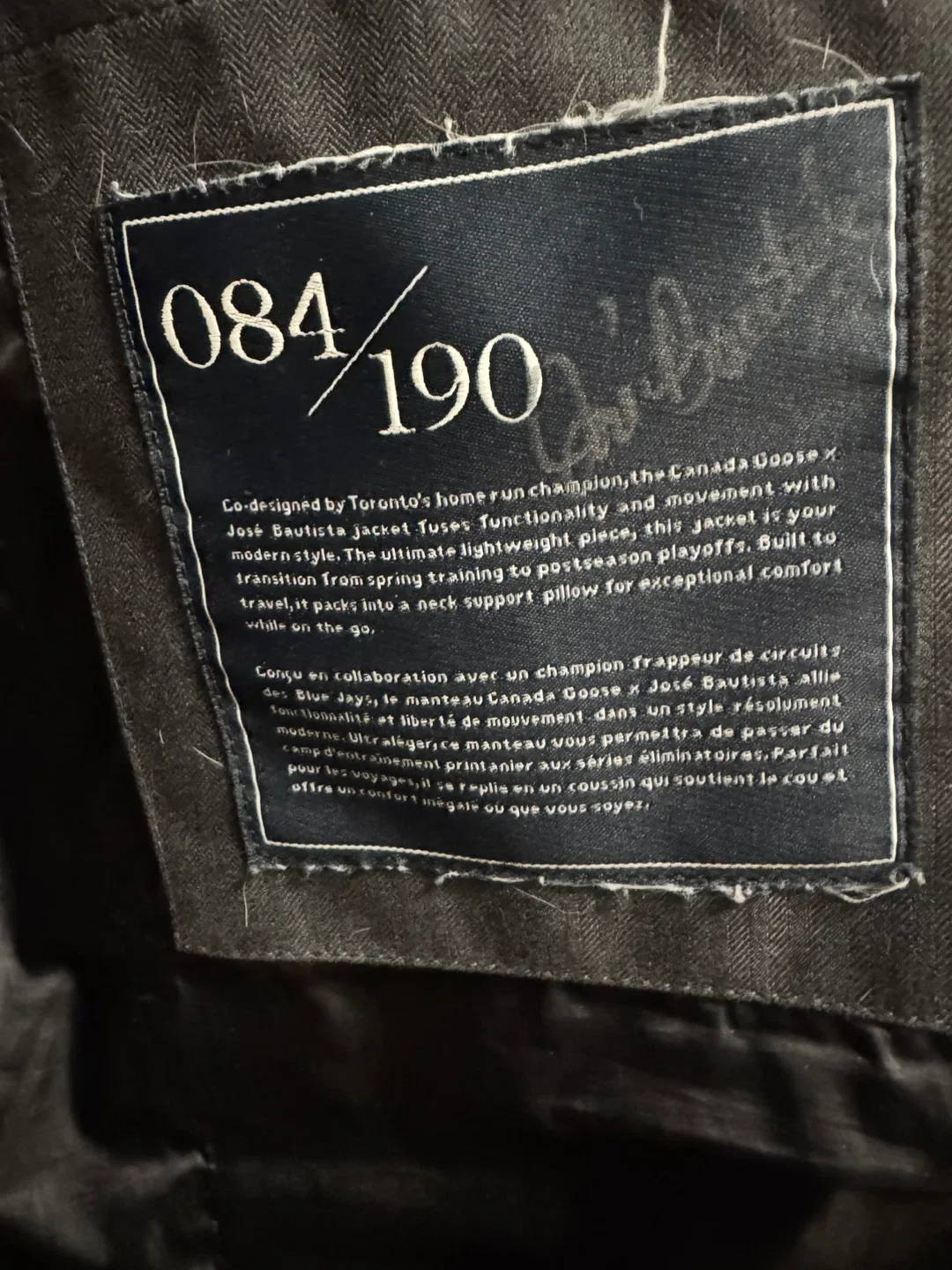 Canada Goose x Jose Bautista Jacket, Size L/G image indicator(4)