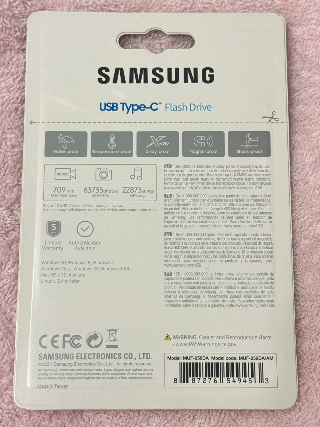 New Samsung 256GB USB Type-C Flash Drive - photo 5