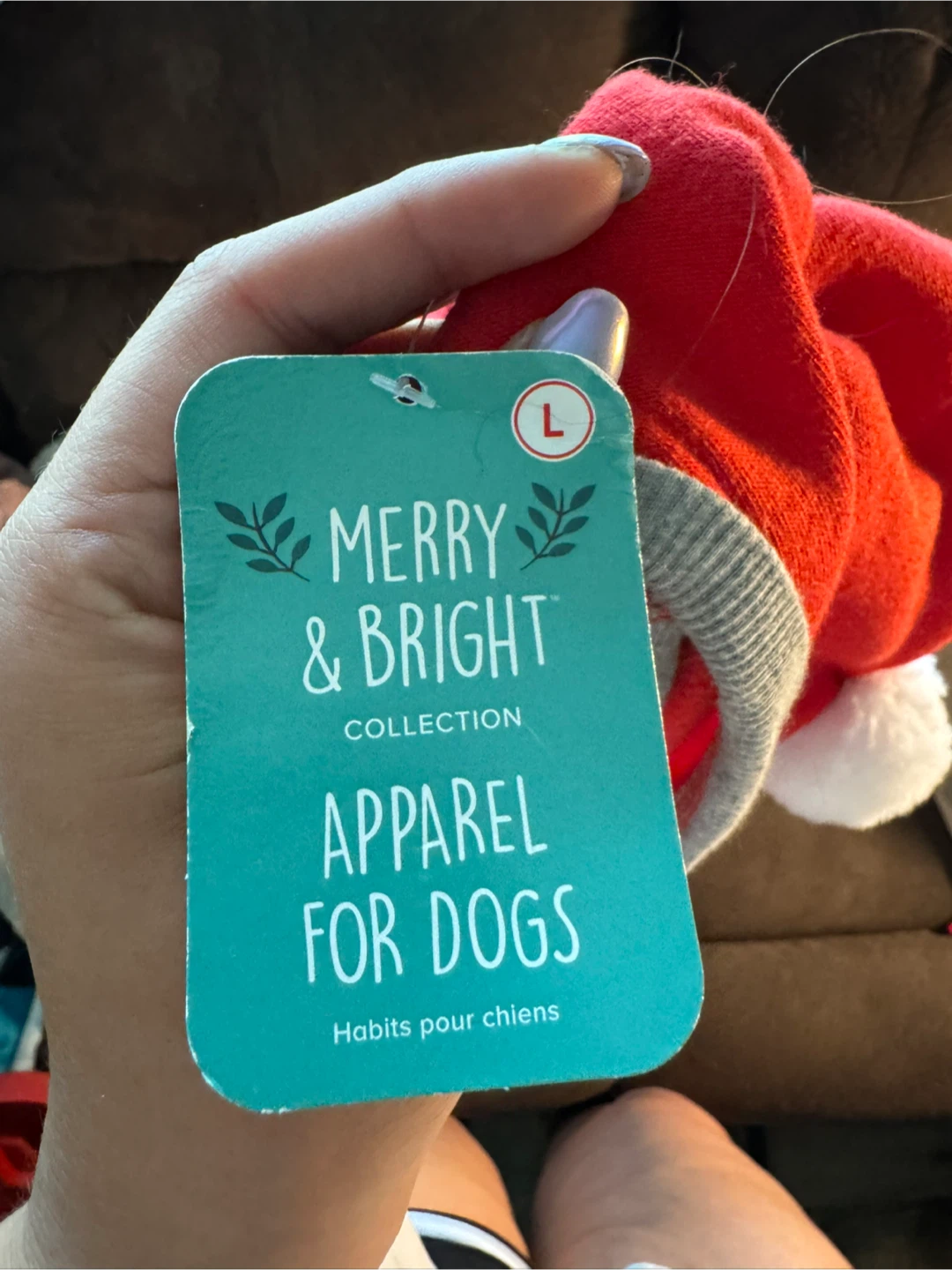 Merry & Bright Dog 'My 1st Christmas' Apparel - Size L - photo 2