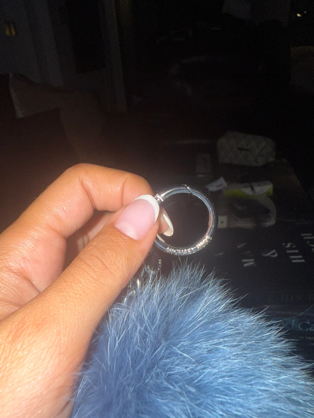 Michael Kors Fur Pom Pom Keychain - photo 2