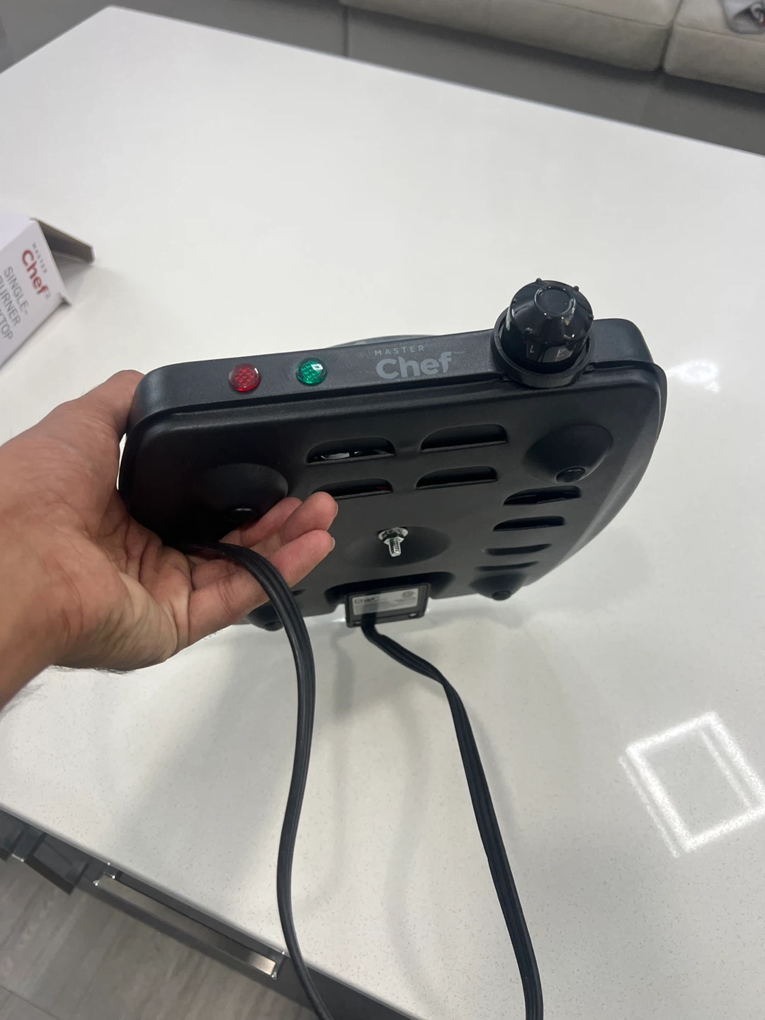 Master Chef Single Burner Hot Plate 1000W - photo 3