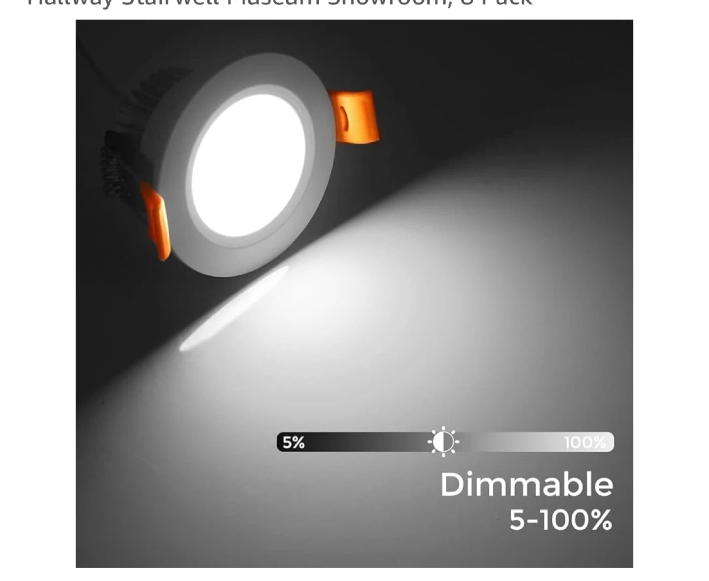 LED Recessed Lighting Dimmable Downlight, 8 Pack - photo 5