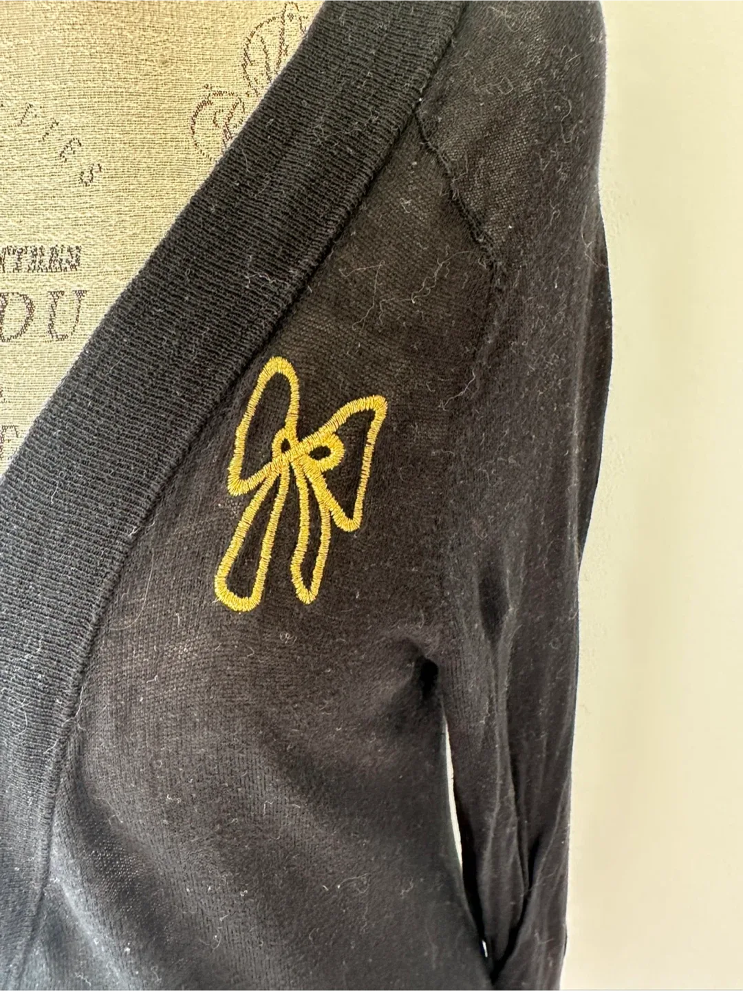 Marc by Marc Black Bow Cardigan image indicator(4)