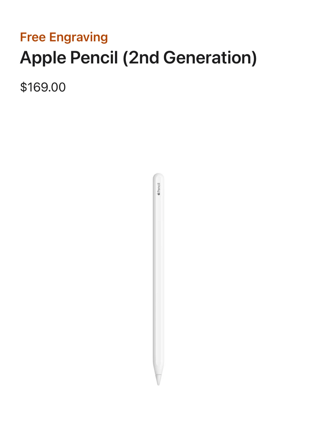 Apple Pencil - 2nd Generation