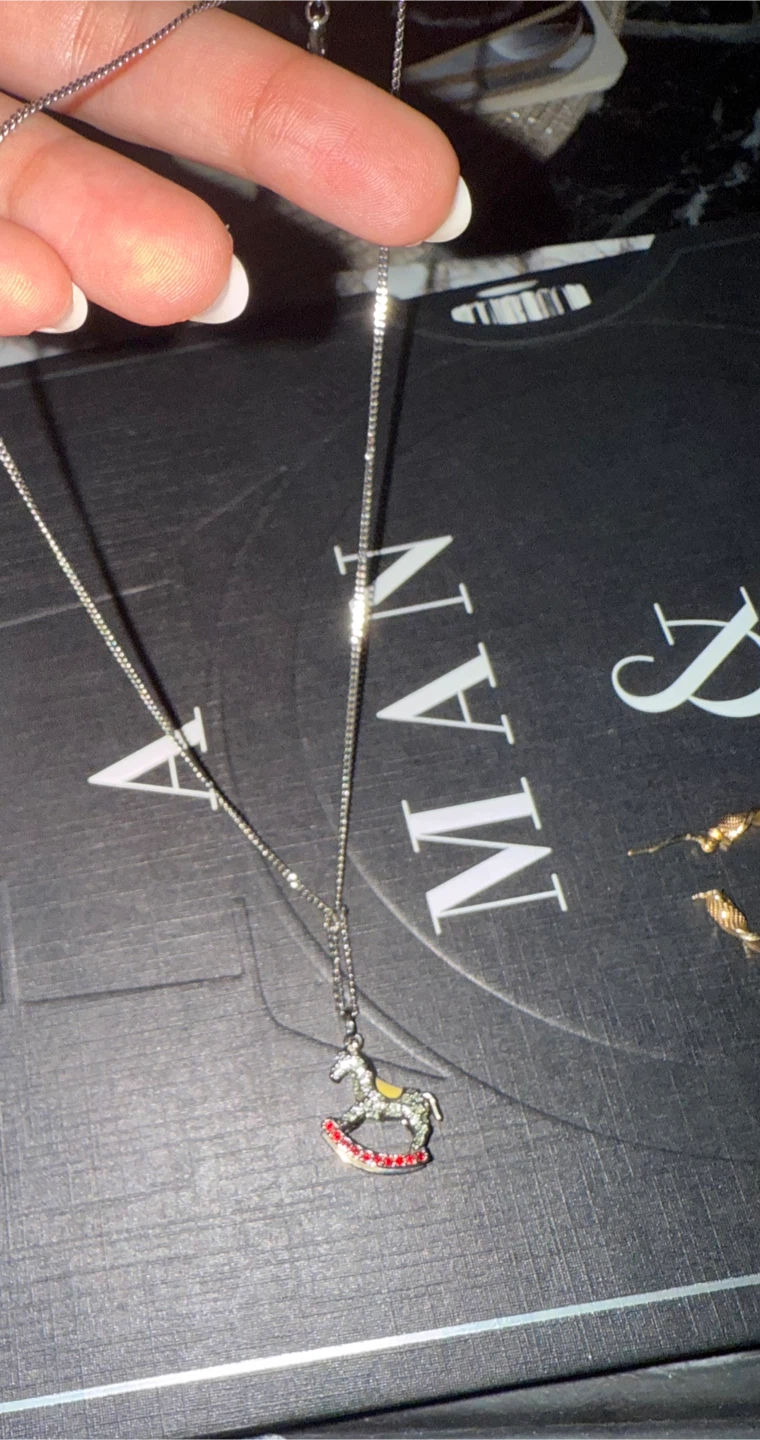 Swarovski Rocking Horse Pendant Necklace - photo 2